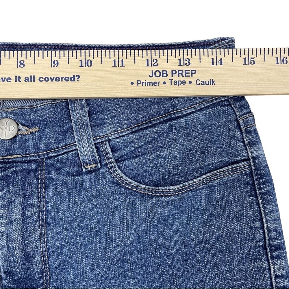 NYDJ Denim Jeans Women's Crop Lift Tuck Technology Medium Wash Size 8 - Picture 5 of 13